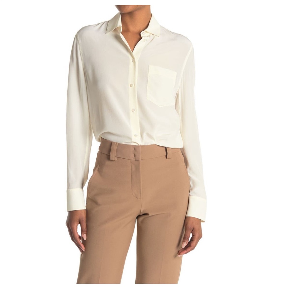 Valentino collar silk blouse NEW w tags size 4